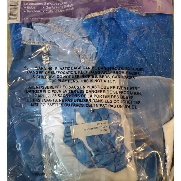 Costume Cinderella Junior Large Disney New in package dress up pretend - Picture 3 of 6